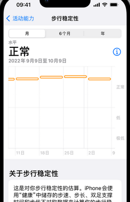 珲春iPhone手机维修如何在iPhone开启'步行稳定性通知'