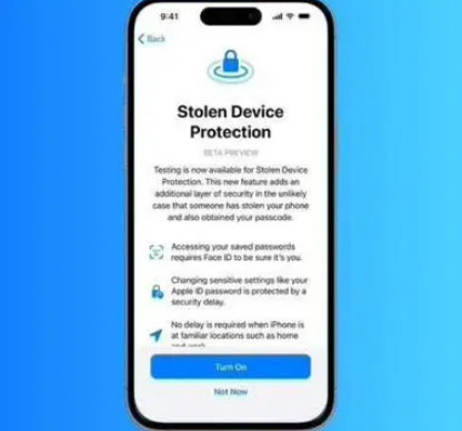 珲春苹果授权维修店分享被盗设备保护功能开启方法 