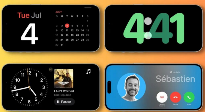 珲春苹果手机维修分享iOS17横屏充电待机显示有什么好处 