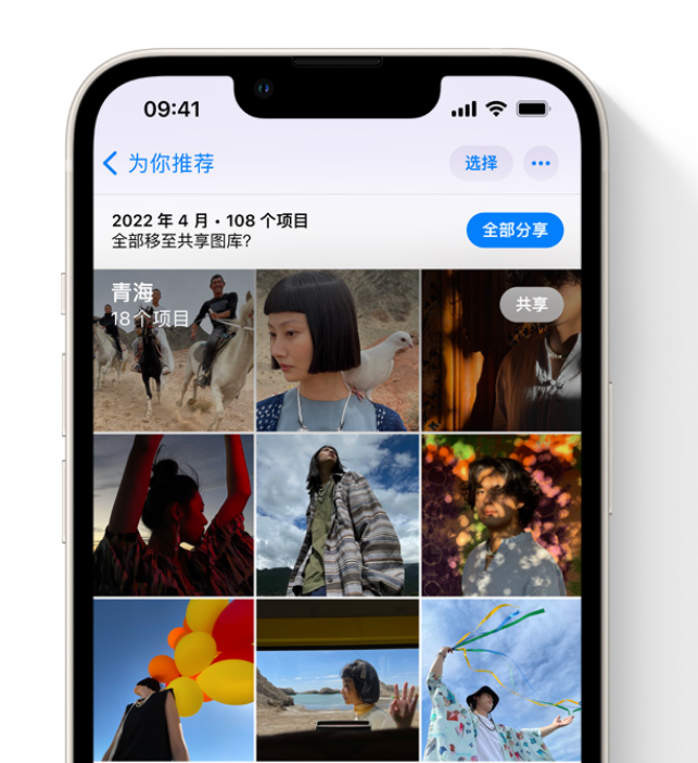 珲春苹果维修网点分享在 iPhone 上使用共享图库 